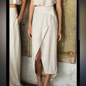 Tacoola wrap pencil skirt